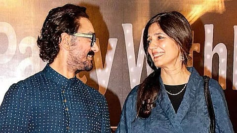 Aamir Khan with Gauri Spratt