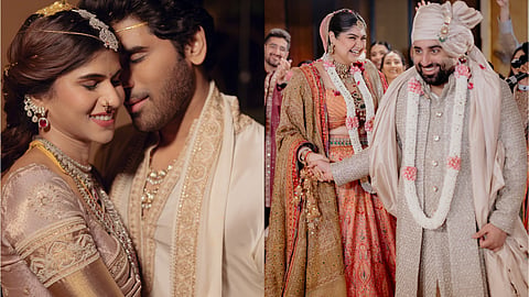 Allu Arjun and Nayanika Reddy; Anshula Kapoor and Rohan Thakkar weddings