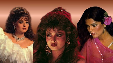 (L-R) Sridevi, Rekha and Parveen Babi