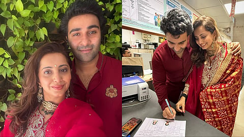 Aadar Jain and Alekha Jain marriage registration