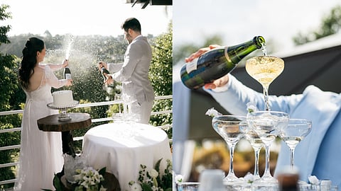 wedding champagne