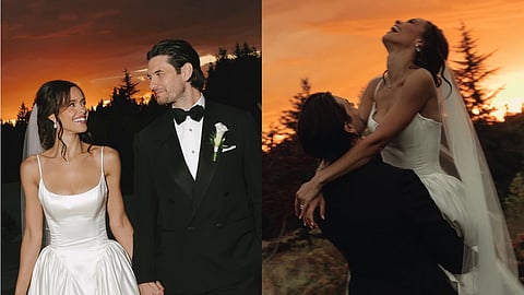 Ben Barnes and Aubrey Cleland Wedding