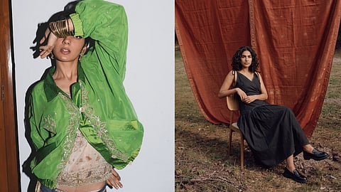 Upcycled clothing pieces by Doodlage and Laturia Shop