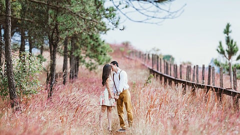 Couple spending time together