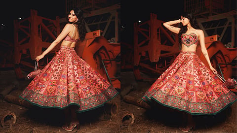 Khushi Kapoor wearing high heels