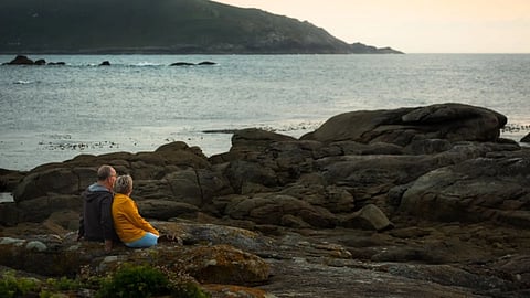 couple sitting together