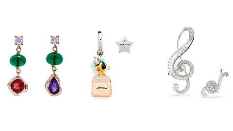 Mismatched earrings