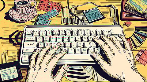 Image comparing QWERTY, Dvorak, and Colemak keyboard layouts, highlighting differences in key placement and illustrating how modern designs reduce finger movement and improve typing efficiency.
