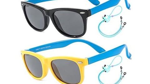 Shade that stays put, all day: Lightweight frames with a gentle wrap and soft nose pieces keep sunglasses on through recess, rides, and weekend parks. UV400 lenses protect young eyes without tinting the world too dark.