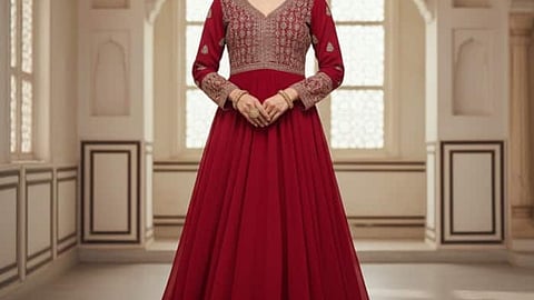 Anarkali Kurta Sets for a Grand Wedding Look on Myntra