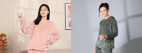 Stay cozy these winter night suit. Pick from soft velvet to wool night suits for women. Explore warm, trendy & comfortable options perfect for chilly nights.