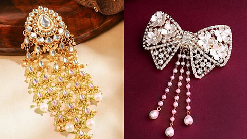 Discover stylish women's hair accessories perfect for Christmas party hairstyles. Find festive-ready pieces that elevate your look effortlessly.