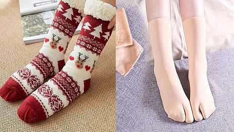 Explore top calf-length thermal socks picks on Myntra for superior comfort, warmth, & style. These picks are perfect for casual wear, boots, & chilly evenings.