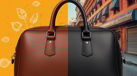 Comparing real and faux leather: quality, ethics, and sustainability in Indian fashion choices.