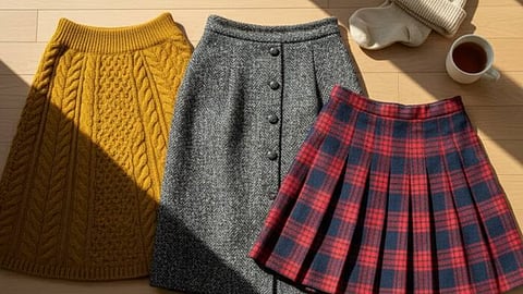 This winter, elevate your style with these four beautiful, yet cozy wool skirts. Choose from chic checks to pleats and redefine your winter ensemble with ease