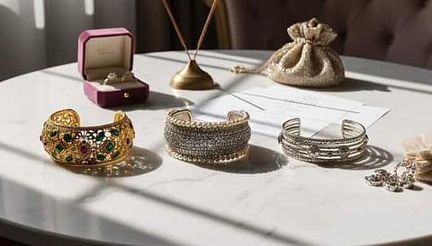 Get some sparkle into your wedding look with these elegant, and bold cuff bracelets. Bracelets are versatile pieces to wear with traditional or modern outfits
