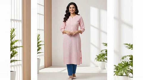 Pick from cotton and rayon to polyester fabrics, these ethnic and casual kurtas combine comfort, style, versatility for daily wear & festive occasions.