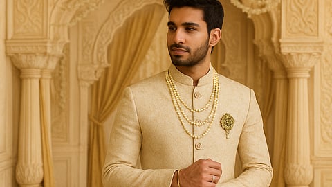 Jewelry is becoming an essential part of the groom’s identity. Done thoughtfully, it makes you stand apart: not flashy, but distinguished.