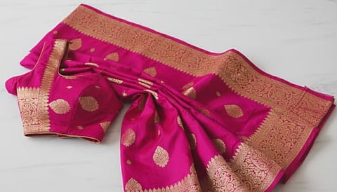 Celebrate elegance with sarees that blend tradition, luxury, & modern beauty. These sarees add grace, charm, and confidence to any festive or special occasion.