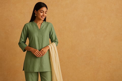 Soft on your skin, gentle on the planet, and always ready to flex a little shine, cotton silk is wardrobe magic.