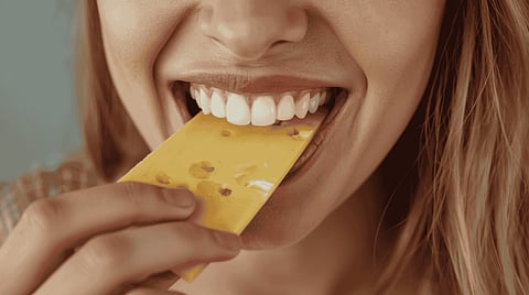 Some cheese are rich in probiotics, which are live good bacteria that go a long way in supporting the gut health.