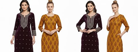 Keep the cold out without losing a fashionable look. These stylish ethnic winter sets of kurta are comfortable, classy, and elegant.
