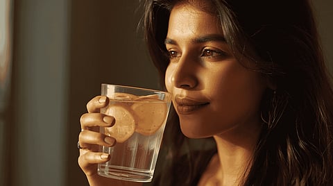 Ajwain or carom seeds water when combined with rock salt can give you relief from bloating, indigestion, and acidity