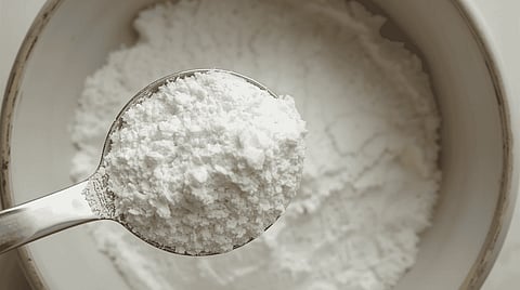 Maida is a finely milled, bleached wheat flour that lacks fibre, vitamins, and minerals. It contains mostly starch that offers a smooth texture but lacks nutritional value.