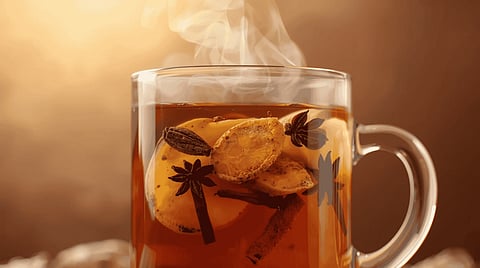 Ginger-clove tea boosts digestion during winter when we often consume heavy meals quite frequently.