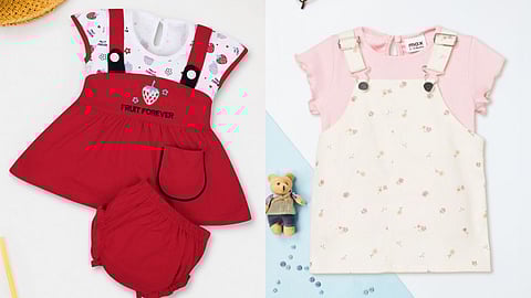 Pinafore Picks for Little Fashionistas. Explore girls’ pinafore dresses in cotton basics, playful prints & party-ready styles that are easy to layer.