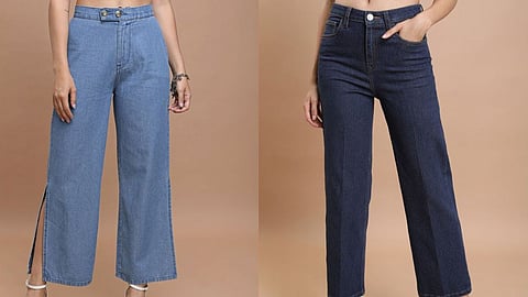 Discover Basics by Tokyo Talkies jeans in relaxed, bootcut, skinny and flared fits—stylish, comfortable denim made for college days, and everyday wear.