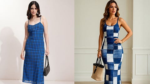 Sleek silhouettes meet timeless checks in bodycon dresses that flatter the figure and transition effortlessly from smart casual days to styled-up evenings.