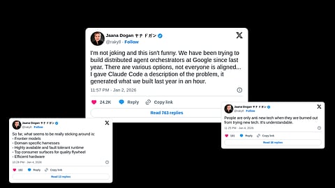 Claude Code Replicates Google’s Distributed Agent Orchestrators in One Hour, Says Google's principal engineer Jaana Dogan