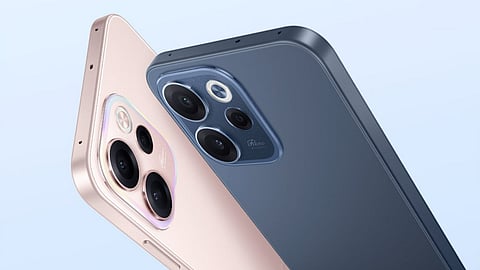 The Reno 15c has been launched in two colours - Afterglow Pink and Twilight Blue