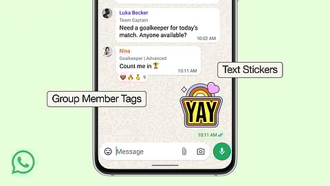 The newly announced WhatsApp group chat features are available to users worldwide.