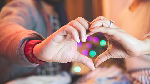 Couples celebrating Valentine's day