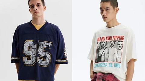 Oversized T-Shirt Collection from H&M on Myntra.