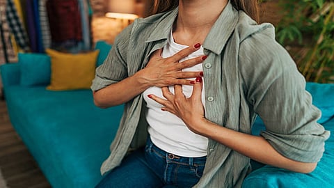 The most common symptoms of heart attack in both males and females remain similar i.e. chest pain or discomfort.