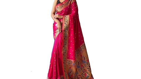 Explore traditional silk sarees that reflect culture, heritage, and the festive spirit of Gudi Padwa.