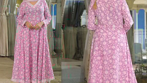 Bollywood-inspired ethnic outfits for Eid featuring kurta sets, Anarkali suits, and sharara styles.