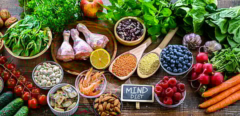 Foods, including fish, greens, berries, nuts, and olive oil sharpen memory and focus.