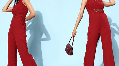 Here’s a collection of women’s jumpsuits in printed, solid, and layered styles under Rs 899.