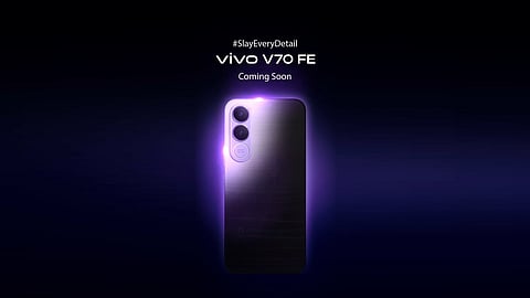 The Vivo V70 FE is expected to boast a 6.83-inch 1.5K AMOLED display.