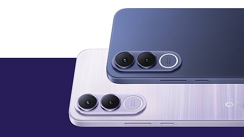 The Vivo V70 FE will be available in Northern Light Purple and Moonshine Blue colours.