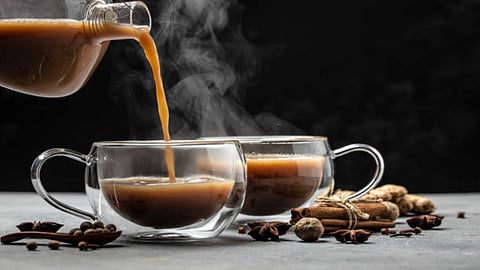 When a shot of espresso is added to spiced tea, it takes the shape of dirty chai.