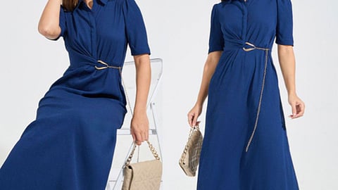 These comfortable and polished maxi dresses are easy to wear for everyday work outfits.