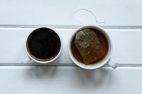 Green tea vs black coffee