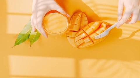 There are researches to prove that eating a mangoe actually helps reduce your blood sugar spike and manage your diabetes better.