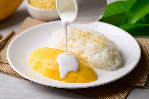 Sticky mango rice recipe
