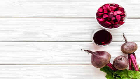 Beetroot is rich in antioxidants that can reduce oxidative stress.
